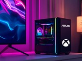 Макет компактного игрового ПК с логотипами Asus и Xbox (Источник изображения: Asus, Microsoft Gaming с правками)