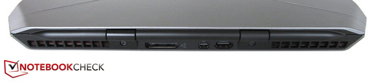 Тыловая сторона: порт для Graphics Amplifier, 1xDisplayPort, 1xHDMI