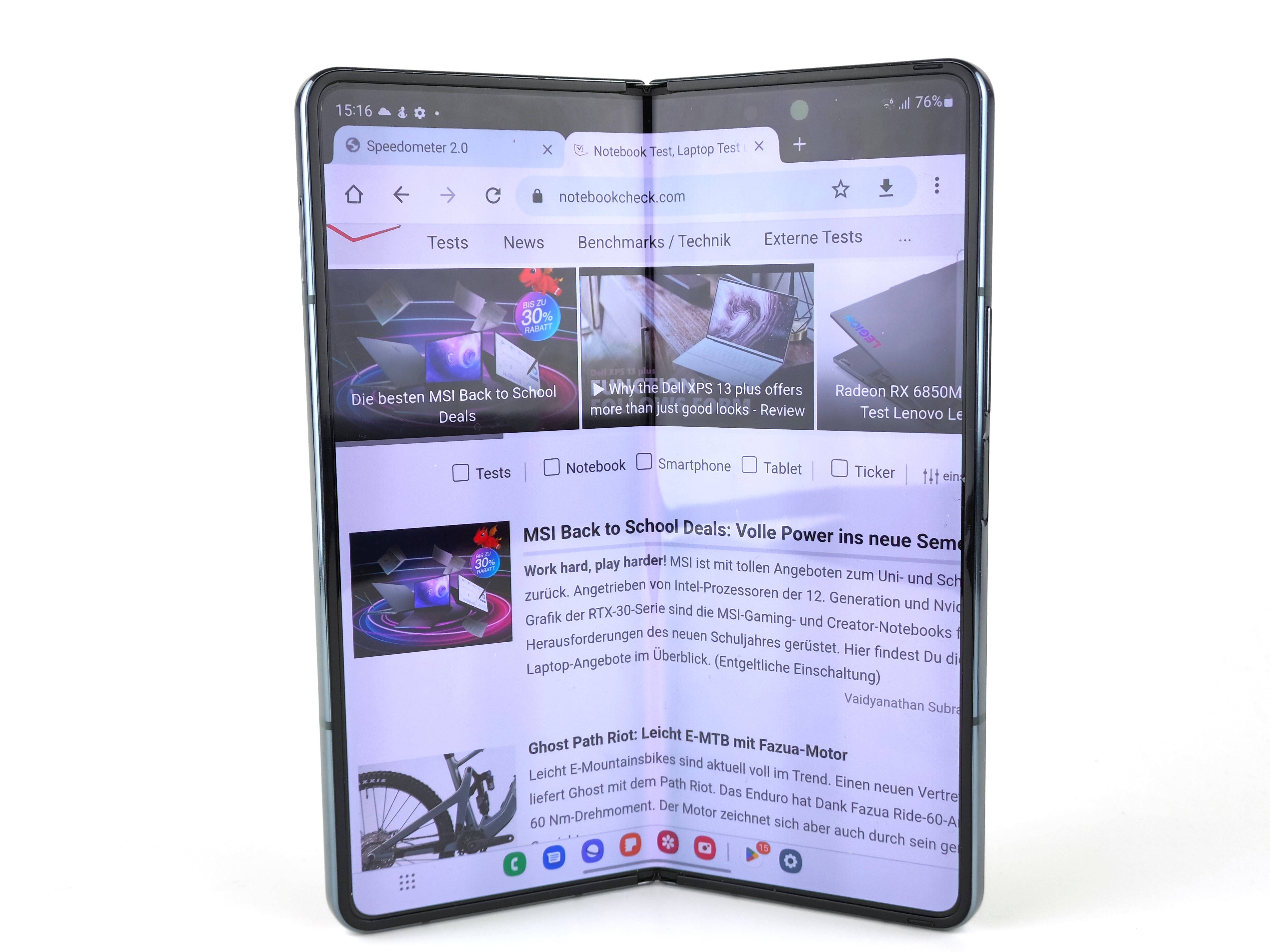 Краткий обзор Samsung Galaxy Z Fold4 5G - notebookcheck-ru.com Обзоры