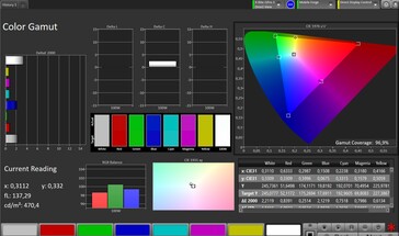 Цветовое пространство CalMAN sRGB