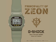 Модель Casio G SHOCK x GUNDAM Principality of Zeon. (Источник изображения: Gundam Fanclub)