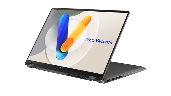 Asus Vivobook 16 Flip оснащен OLED-дисплеем Lumina. (Источник изображения: Asus)