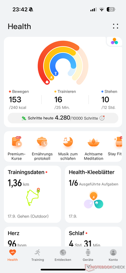 Приложение Huawei Health App