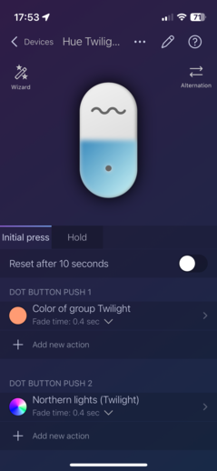 iConnectHue 5.6 поддерживает лампу Hue Twilight. (Источник изображения: iConnectHue)