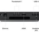 Расположение задних портов Mac Mini (2023). (Источник изображения: Apple)