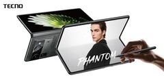 Tecno Phantom V Fold 2 тоньше и легче своего предшественника. (Источник изображения: Tecno)