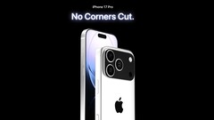 Неофициальное промо-изображение показывает новый дизайн iPhone 17 Pro Max (Источник изображения: @asherdipps, отредактировано)