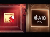 Applea18 Pro и Snapdragon 8 Gen 4 будут разогревать арену SoC для смартфонов. (Источник изображения: Apple, Qualcomm с правками)