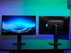 Монитор Alienware AW2725Q 4K OLED спереди и сзади (Источник изображения: Alienware)