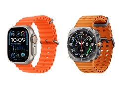 Слева: Apple Watch Ultra 2 | Справа: Samsung Galaxy Watch Ultra (Источник изображения: Apple, Samsung)