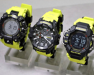 Слева направо: Casio GW-9500MRY-1A9 Mudman, GR-B300RY-1A9 GravityMaster, GPR-H1000RY-1A9 RangeMan. (Источник изображения: @geesgshock on Instagram))