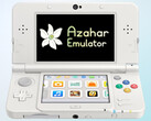 Эмулятор Nintendo 3DS Логотип Azahar на экране консоли 3DS