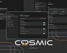 Обновление System76 Cosmic Alpha 2 внесло массу изменений в удобство использования и настройки начинающей настольной среды. (Источник изображения: System76 - отредактировано)