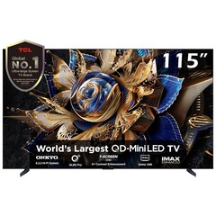 Телевизор TCL X955 MAX оснащен 115-дюймовой светодиодной панелью QD Mini с переменной частотой обновления 144 Гц (Источник изображения: TCL)