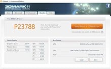 3DMark 11: Видеопроцессор разогнан на 145 МГц, память на 900 МГц