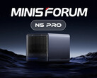 Minisforum должен выпустить свои NAS N5 и N5 Pro этой весной. (Источник изображения: Minisforum - отредактировано)
