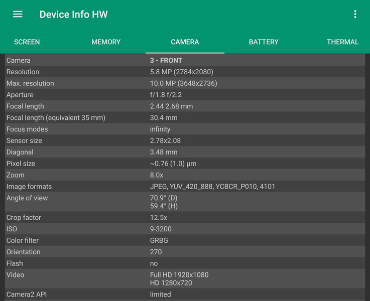 Sony IMX564. (Источник изображения: Notebookcheck)