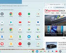 Пользовательский интерфейс Chrome Flex. (Источник изображения: Notebookcheck)