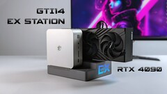 Док-станция Beelink EX eGPU подключается к слоту PCIe 4.0 x8 совместимых мини-ПК (Источник изображения: ETA Prime)