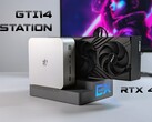 Док-станция Beelink EX eGPU подключается к слоту PCIe 4.0 x8 совместимых мини-ПК (Источник изображения: ETA Prime)