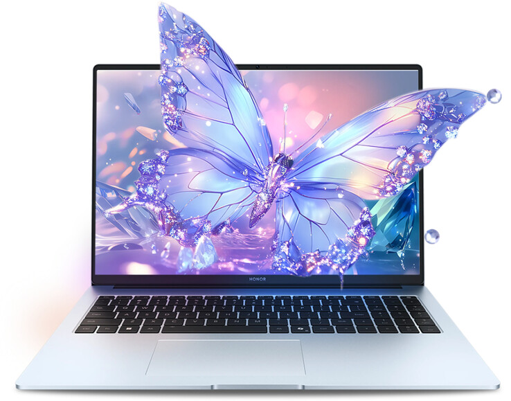 MagicBook X16 Plus 2025 оснащен цифровой панелью, в отличие от многих конкурирующих 16-дюймовых ноутбуков. (Источник изображения: Honor)