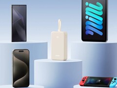 Новый банк питания Ugreen 20000mAh Power Bank имеет встроенный кабель USB-C. (Источник изображения: Ugreen)