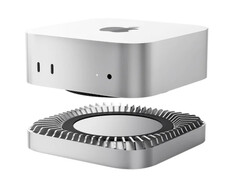 Новая док-станция RayCue для Mac mini меняет порты местами с более быстрым внешним SSD. (Источник изображения: RayCue)