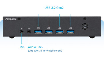 USB-C отсутствует в стандартной конфигурации. (Источник изображения: Asus)