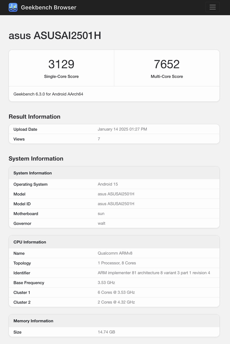 (Источник изображения: Geekbench)