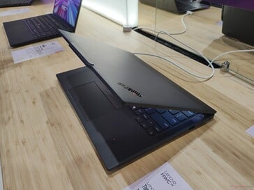 Lenovo ThinkPad X13 Gen 6: плоская крышка экрана (источник изображения: Benjamin Herzig/Notebookcheck.com)