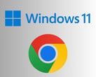 Логотипы Windows 11 и Google Chrome (Источник изображения: Microsoft, Google)