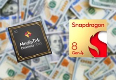 MediaTek Dimensity 9400 будет официально представлен в октябре. (Источник изображения: MediaTek, Qualcomm, Giorgio Torvato, отредактировано)