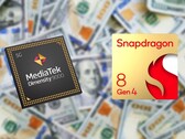 MediaTek Dimensity 9400 будет официально представлен в октябре. (Источник изображения: MediaTek, Qualcomm, Giorgio Torvato, отредактировано)