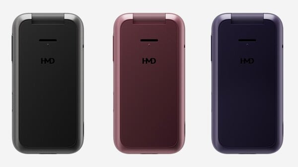 HMD 2660 Flip доступен в трех цветах. (Источник изображения: HMD)