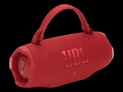 С прикрепленным ремешком JBL Charge 6 превращается в модную сумочку. (Источник изображения: JBL)