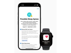 Функция обнаружения апноэ во время сна в часах Apple Watch получила одобрение FDA в сентябре этого года. (Источник изображения: Apple)