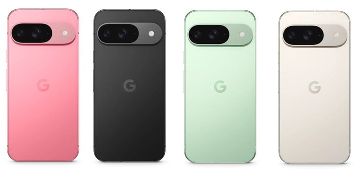 Цветовые решения Google Pixel 9