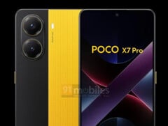 Xiaomi вернется к своему культовому желтому цвету Poco, выпустив Poco X7 Pro. (Источник изображения: 91mobiles - отредактировано)