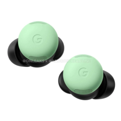 Pixel Buds Pro 2 в известном цветовом решении &quot;Wintergreen&quot;. (Источник изображения: @OnLeaks и Android Headlines)