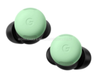 Pixel Buds Pro 2 в известном цветовом решении "Wintergreen". (Источник изображения: @OnLeaks и Android Headlines)