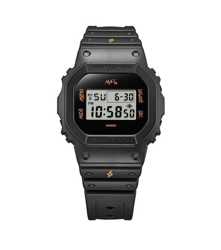 Casio DWE-5600JB-1A9ER с черным корпусом и ремешком. (Источник изображения: Casio)