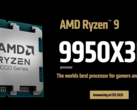 Ryzen 9 9950X3D и Ryzen 9 9900X3D появились на Geekbench (источник изображения: AMD)