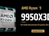 Ryzen 9 9950X3D и Ryzen 9 9900X3D появились на Geekbench (источник изображения: AMD)