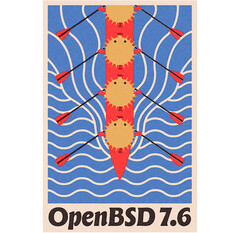 Официальный плакат OpenBSD 7.6 (Источник изображения: OpenBSD)