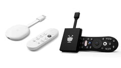 Chromecast с Google TV уже снят с производства, но есть альтернативные варианты, например, TiVo Stream 4K. (Источник изображения: Google и TiVo)