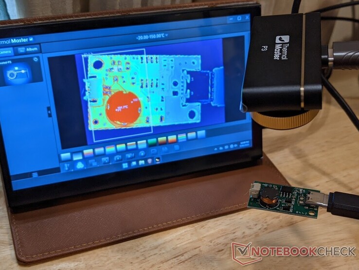 Thermal Master P3 с помощью приложения для Windows