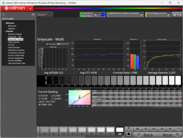 Calman ColorChecker в нормальном режиме