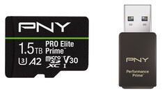 PNY представляет высокопроизводительные карты microSD PRO Elite Prime и устройство для чтения карт Performance Prime. (Источник изображения: PNY)