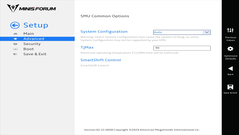 UEFI минифорума MS-A1