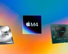 Apple M4 опережает Core Ultra 9 285K и Ryzen 9 9950X в бенчмарке Geekbench 6 Single-Core. (Источник изображения: Apple, AMD, Intel, Unsplash, отредактировано)